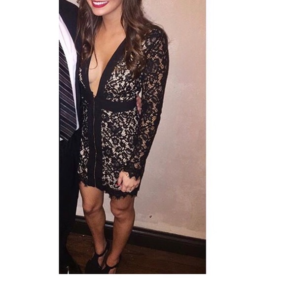 Dresses & Skirts - Black Lace Dress